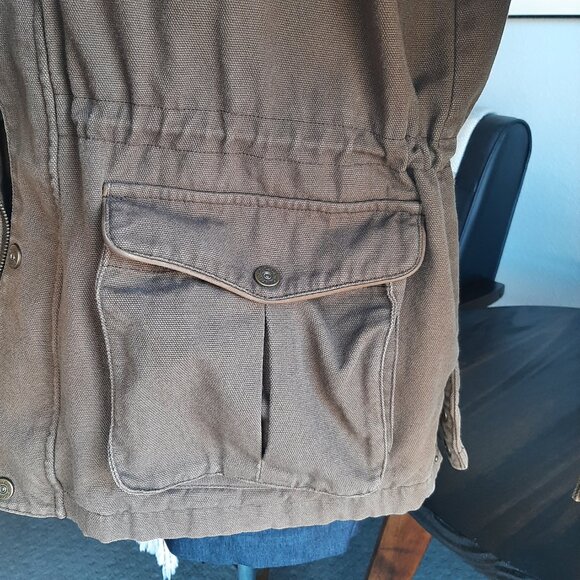 Cabela's Ranch Work Chore Barn Coat Sz XL Reg Men's Brown - Picture 5 of 16